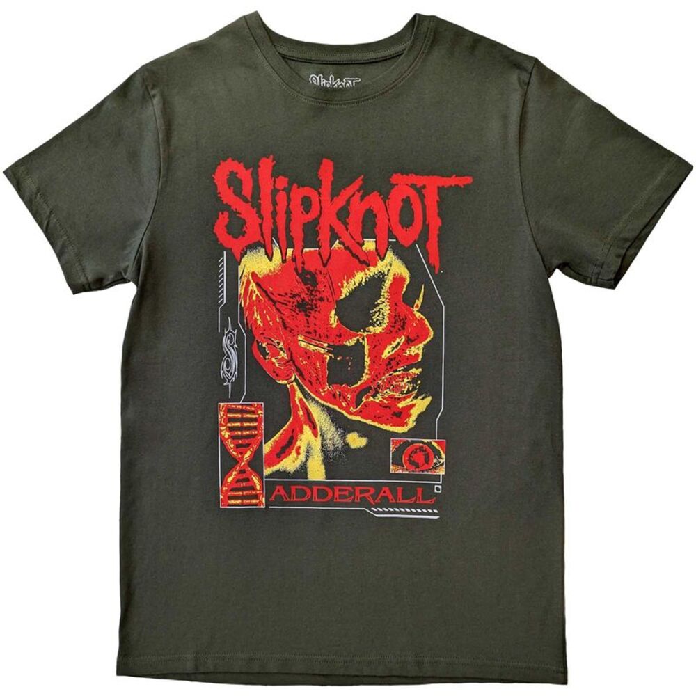 Slipknot Unisex Adult Zombie T-Shirt / Green